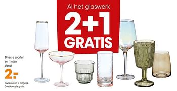 Aanbiedingen Glaswerk - Huismerk - Kwantum - Geldig van 07/12/2020 tot 20/12/2020 bij Kwantum