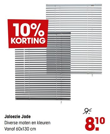 Aanbiedingen Jaloezie jade - Huismerk - Kwantum - Geldig van 07/12/2020 tot 20/12/2020 bij Kwantum