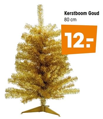 Aanbiedingen Kerstboom goud - Huismerk - Kwantum - Geldig van 07/12/2020 tot 20/12/2020 bij Kwantum