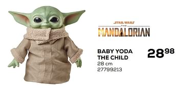 Aanbiedingen Baby yoda the child - Mattel - Geldig van 01/12/2020 tot 05/01/2021 bij Supra Bazar