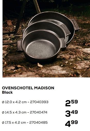 Aanbiedingen Ovenschotel madison black - Madison - Geldig van 01/12/2020 tot 05/01/2021 bij Supra Bazar
