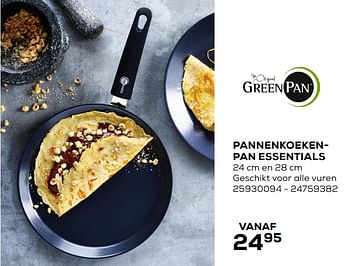 Aanbiedingen Pannenkoekenpan essentials - Greenpan - Geldig van 01/12/2020 tot 05/01/2021 bij Supra Bazar