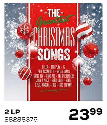 Aanbiedingen Chrismas songs 2 lp - Huismerk - Supra Bazar - Geldig van 01/12/2020 tot 05/01/2021 bij Supra Bazar