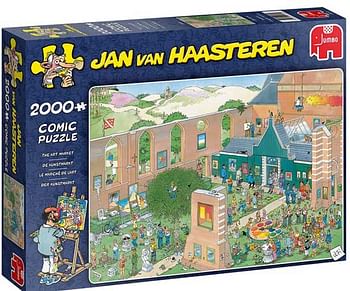 Aanbiedingen Jan van Haasteren puzzel De Kunstmarkt 2000st - Jumbo - Geldig van 05/12/2020 tot 03/01/2021 bij ToyChamp