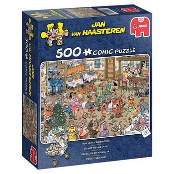 Aanbiedingen Jan van Haasteren puzzel Op het nieuwe jaar! 500st - Jumbo - Geldig van 05/12/2020 tot 03/01/2021 bij ToyChamp