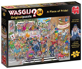 Aanbiedingen Wasgij Original 34 Een stukje trots 1000st - Jumbo - Geldig van 05/12/2020 tot 03/01/2021 bij ToyChamp