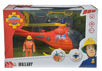 Aanbiedingen Brandweerman Sam Wallaby helicopter met figuur - Simba - Geldig van 05/12/2020 tot 03/01/2021 bij ToyChamp