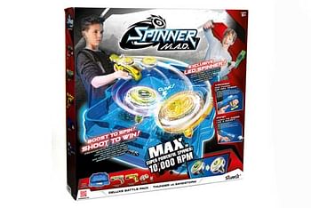 Aanbiedingen Spinner M.A.D. Deluxe Battle Pack - Silverlit - Geldig van 05/12/2020 tot 03/01/2021 bij ToyChamp