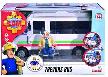 Aanbiedingen Brandweerman Sam Trevors Bus met figuur - Simba - Geldig van 05/12/2020 tot 03/01/2021 bij ToyChamp