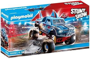 Aanbiedingen 70550 Stunt Show Monster Truck Haai - Playmobil - Geldig van 05/12/2020 tot 03/01/2021 bij ToyChamp