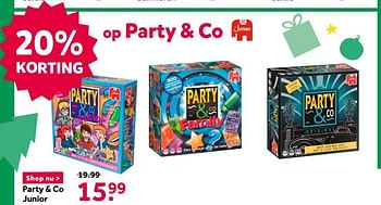 Aanbiedingen Party + co junior - Huismerk - Intertoys - Geldig van 12/12/2020 tot 27/12/2020 bij Intertoys