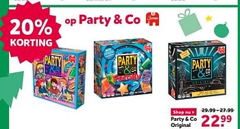 Aanbiedingen Party + co original - Jumbo - Geldig van 12/12/2020 tot 27/12/2020 bij Intertoys
