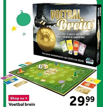Aanbiedingen Voetbal brein - Huismerk - Intertoys - Geldig van 12/12/2020 tot 27/12/2020 bij Intertoys