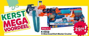 Aanbiedingen X-shot excel dart blaster crusher - X-Shot - Geldig van 12/12/2020 tot 27/12/2020 bij Intertoys