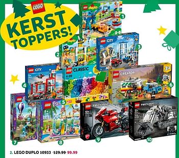 Aanbiedingen Lego duplo 10933 - Lego - Geldig van 12/12/2020 tot 27/12/2020 bij Intertoys