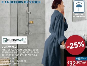 Aanbiedingen Dumawall+ - Dumawall - Geldig van 26/12/2020 tot 25/01/2021 bij Zelfbouwmarkt