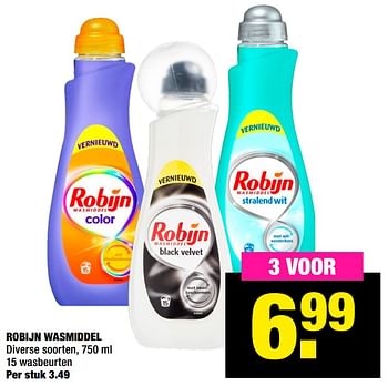 Aanbiedingen Robijn wasmiddel - Robijn - Geldig van 14/12/2020 tot 03/01/2021 bij Big Bazar