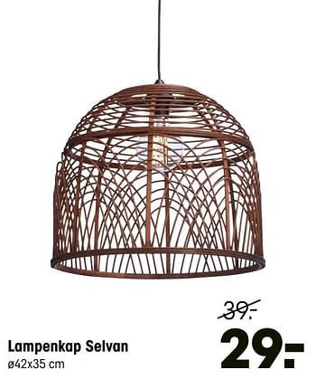 Aanbiedingen Lampenkap selvan - Huismerk - Kwantum - Geldig van 04/01/2021 tot 17/01/2021 bij Kwantum