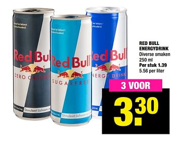 Aanbiedingen Red bull energydrink - Red Bull - Geldig van 04/01/2021 tot 17/01/2021 bij Big Bazar