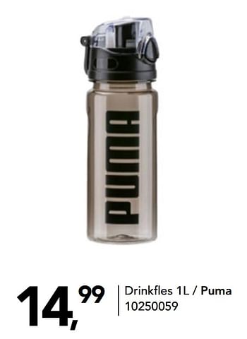 Aanbiedingen Drinkfles 1l - puma - Puma - Geldig van 15/01/2021 tot 31/01/2021 bij Bristol