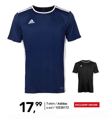 Aanbiedingen T-shirt - Adidas - Geldig van 15/01/2021 tot 31/01/2021 bij Bristol