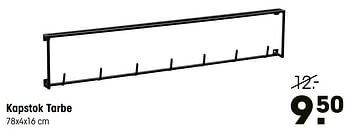 Aanbiedingen Kapstok tarbe - Huismerk - Kwantum - Geldig van 18/01/2021 tot 31/01/2021 bij Kwantum