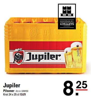 Aanbiedingen Jupiler pilsener - Jupiler - Geldig van 04/01/2021 tot 25/01/2021 bij Sligro