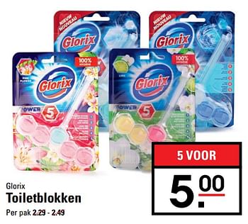 Aanbiedingen Glorix toiletblokken - Glorix - Geldig van 04/01/2021 tot 25/01/2021 bij Sligro