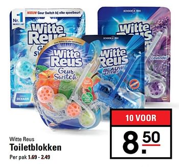 Aanbiedingen Witte reus toiletblokken - Witte reus - Geldig van 04/01/2021 tot 25/01/2021 bij Sligro