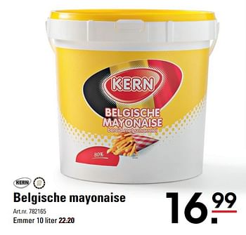 Aanbiedingen Belgische mayonaise - Kern - Geldig van 04/01/2021 tot 25/01/2021 bij Sligro