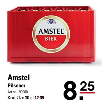 Aanbiedingen Amstel pilsener - Amstel - Geldig van 04/01/2021 tot 25/01/2021 bij Sligro