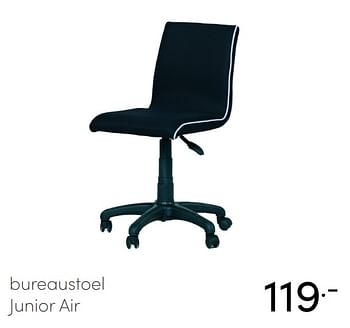 Aanbiedingen Bureaustoel junior air - Huismerk - Baby &amp; Tiener Megastore - Geldig van 17/01/2021 tot 06/02/2021 bij Baby & Tiener Megastore