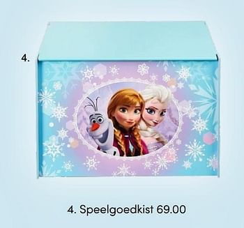 Aanbiedingen Speelgoedkist - Disney  Frozen - Geldig van 17/01/2021 tot 06/02/2021 bij Baby & Tiener Megastore
