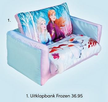 Aanbiedingen Uitklapbank frozen - Disney  Frozen - Geldig van 17/01/2021 tot 06/02/2021 bij Baby & Tiener Megastore