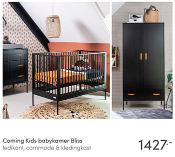 Aanbiedingen Coming kids babykamer bliss - Coming Kids - Geldig van 17/01/2021 tot 23/01/2021 bij Baby & Tiener Megastore