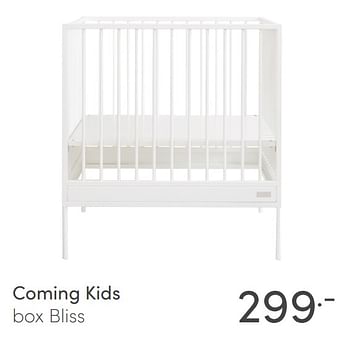Aanbiedingen Coming kids box bliss - Coming Kids - Geldig van 17/01/2021 tot 23/01/2021 bij Baby & Tiener Megastore