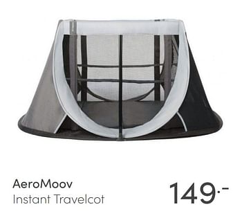 Aanbiedingen Aeromoov instant travelcot - Aeromoov - Geldig van 17/01/2021 tot 23/01/2021 bij Baby & Tiener Megastore