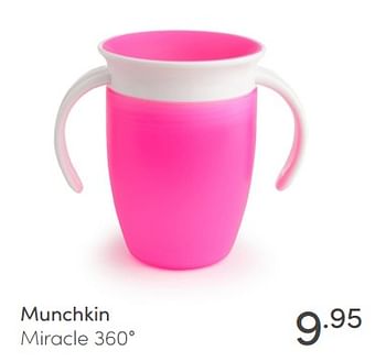 Aanbiedingen Munchkin miracle 360° - Munchkin - Geldig van 17/01/2021 tot 23/01/2021 bij Baby & Tiener Megastore