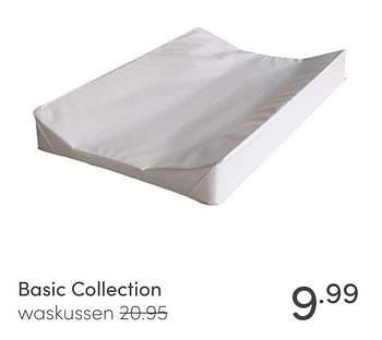 Aanbiedingen Basic collection waskussen - Basic Collection - Geldig van 17/01/2021 tot 23/01/2021 bij Baby & Tiener Megastore
