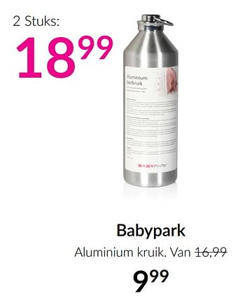 Aanbiedingen Babypark aluminium kruik - Huismerk - Babypark - Geldig van 19/01/2021 tot 15/02/2021 bij Babypark