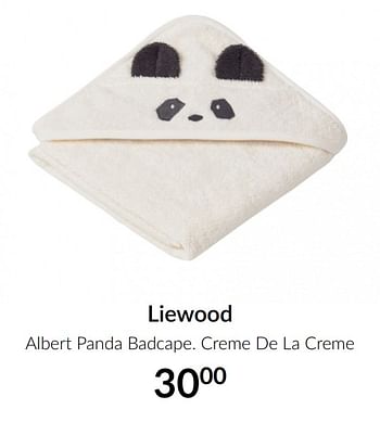 Aanbiedingen Liewood albert panda badcape creme de la creme - Liewood - Geldig van 19/01/2021 tot 15/02/2021 bij Babypark