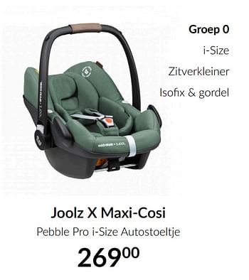 Aanbiedingen Joolz x maxi-cosi pebble pro i-size autostoeltje - Joolz - Geldig van 19/01/2021 tot 15/02/2021 bij Babypark