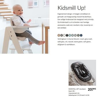 Aanbiedingen Kidsmill up! newborn - Kidsmill - Geldig van 19/01/2021 tot 15/02/2021 bij Babypark