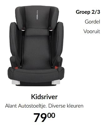 Aanbiedingen Kidsriver alant autostoeltje - Kidsriver - Geldig van 19/01/2021 tot 15/02/2021 bij Babypark