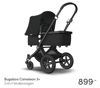 Aanbiedingen Bugaboo cameleon 3+ 2-in-1 kinderwagen - Bugaboo - Geldig van 24/01/2021 tot 30/01/2021 bij Baby & Tiener Megastore