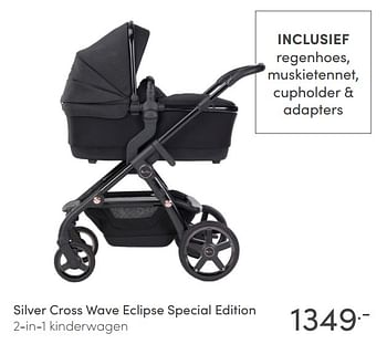 Aanbiedingen Silver cross wave eclipse special edition 2-in-1 kinderwagen - Silver Cross - Geldig van 24/01/2021 tot 30/01/2021 bij Baby & Tiener Megastore