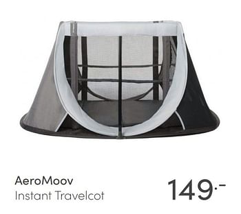 Aanbiedingen Aeromoov instant travelcot - Aeromoov - Geldig van 24/01/2021 tot 30/01/2021 bij Baby & Tiener Megastore