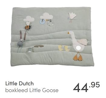 Aanbiedingen Little dutch boxkleed little goose - Little Dutch - Geldig van 24/01/2021 tot 30/01/2021 bij Baby & Tiener Megastore