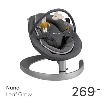 Aanbiedingen Nuna leaf grow - Nuna - Geldig van 24/01/2021 tot 30/01/2021 bij Baby & Tiener Megastore