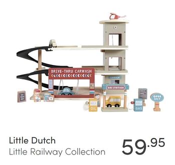 Aanbiedingen Little dutch 89 little railway collection - Little Dutch - Geldig van 24/01/2021 tot 30/01/2021 bij Baby & Tiener Megastore